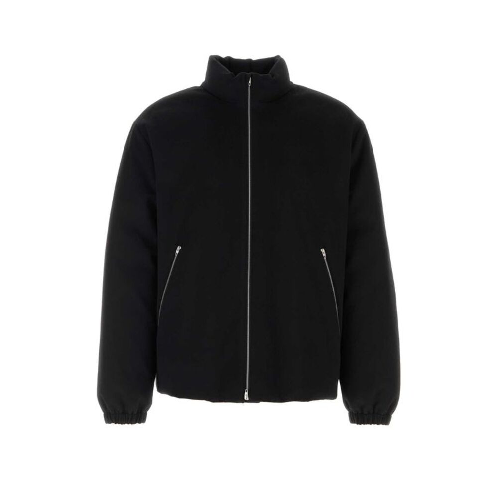 Jil Sander Men Black Wool Down Jacket